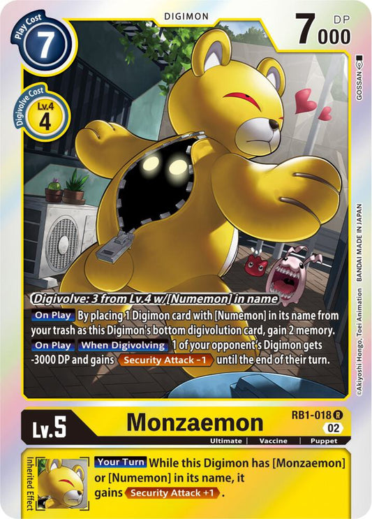 Monzaemon - Resurgence Booster - Rare - RB1-018 R