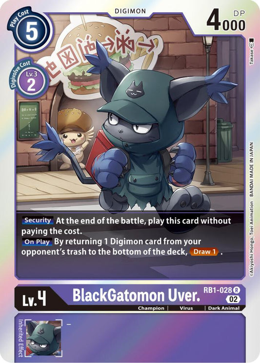 BlackGatomon Uver. - Resurgence Booster - Rare - RB1-028 R