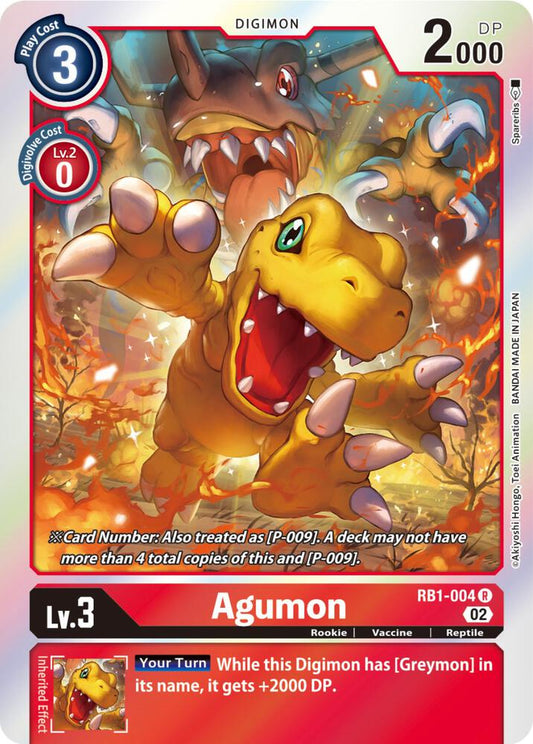 Agumon - Resurgence Booster - Rare - RB1-004 R