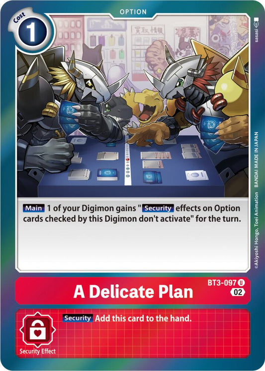 A Delicate Plan (Resurgence Booster Reprint) - Resurgence Booster - Uncommon - BT3-097 U