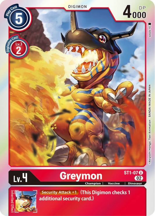 Greymon - ST1-07 (Resurgence Booster Reprint) - Resurgence Booster - Uncommon - ST1-07 U