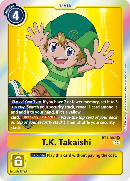 T.K. Takaishi (Resurgence Booster Reprint) - Resurgence Booster - Rare - BT1-087 R