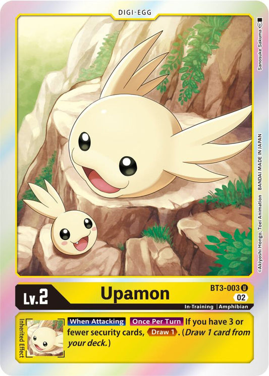 Upamon - BT3-003 (Resurgence Booster Reprint) - Resurgence Booster - Uncommon - BT3-003 U