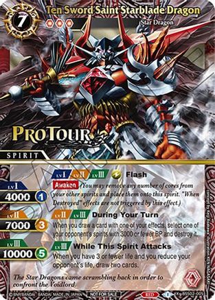 Ten Sword Saint Starblade Dragon (X Rare Special Pack Vol. 2) - Battle Spirits Saga Promo Cards - Promo - BSS02-005