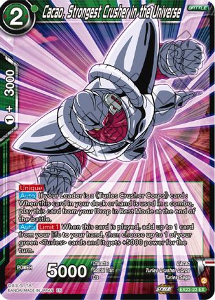 Cacao, Strongest Crusher in the Universe - Expansion Deck Box Set 23: Premium Anniversary Box 2023 - Expansion Rare - EX23-23