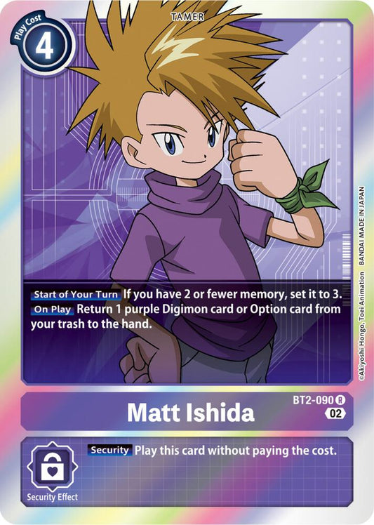 Matt Ishida - BT2-090 (Resurgence Booster Reprint) - Resurgence Booster - Rare - BT2-090 R