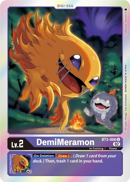 DemiMeramon (Resurgence Booster Reprint) - Resurgence Booster - Uncommon - BT3-006 U