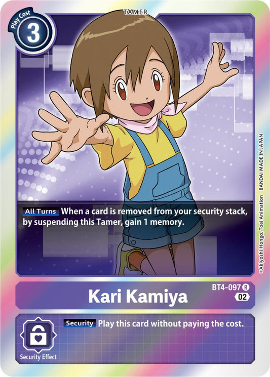 Kari Kamiya (Resurgence Booster Reprint) - Resurgence Booster - Rare - BT4-097 R