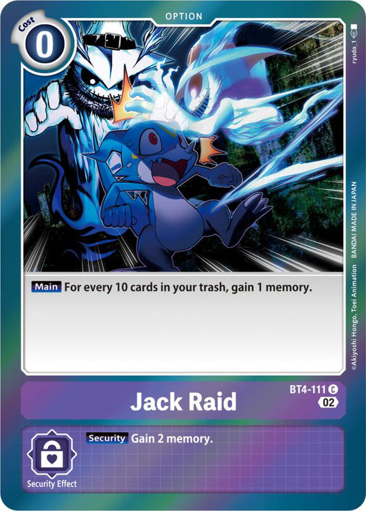 Jack Raid (Resurgence Booster Reprint) - Resurgence Booster - Common - BT4-111 C