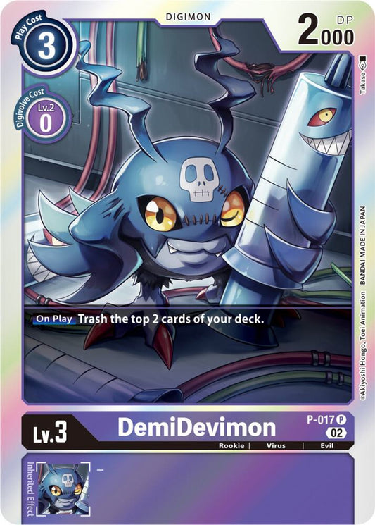 DemiDevimon - P-017 (Resurgence Booster Reprint) - Resurgence Booster - Promo - P-017 P