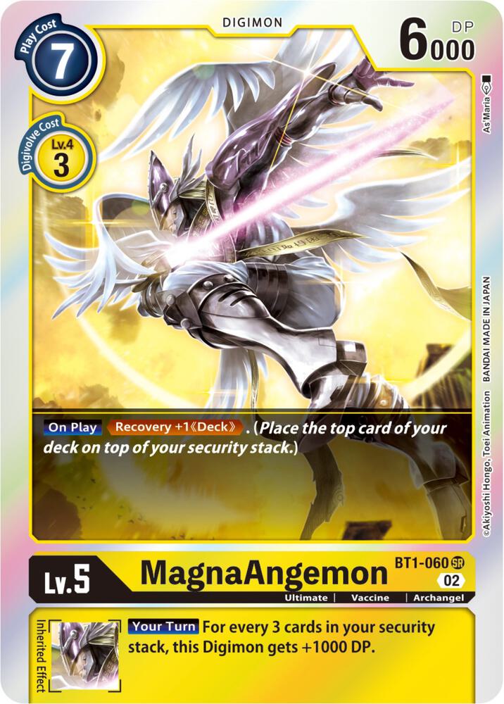 MagnaAngemon - BT1-060 (Resurgence Booster Reprint) - Resurgence Booster - Super Rare - BT1-060 SR