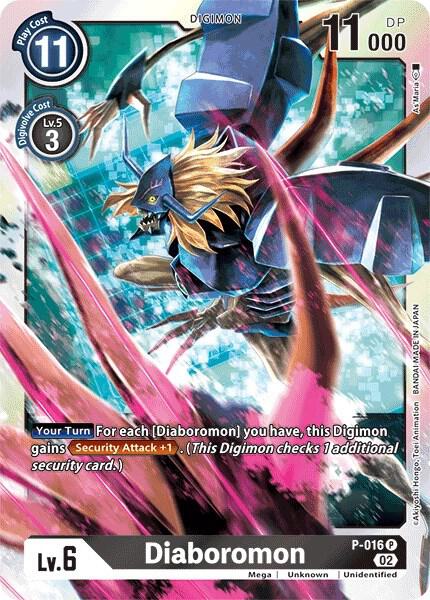 Diaboromon - P-016 (Resurgence Booster Reprint) - Resurgence Booster - Promo - P-016 P