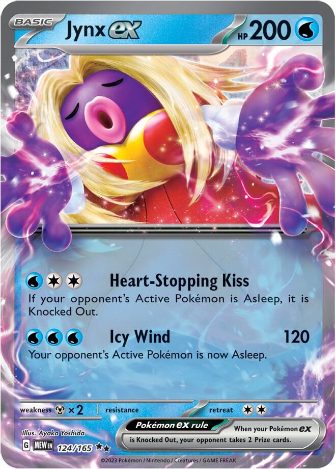 Jynx ex - 124/165 - SV: Scarlet & Violet 151 - Double Rare - 124/165