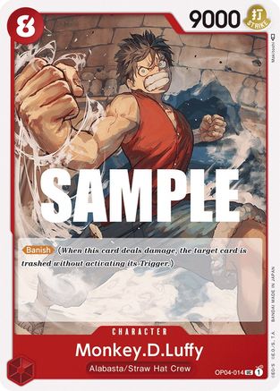 Monkey.D.Luffy (014) - Kingdoms of Intrigue - UC - OP04-014