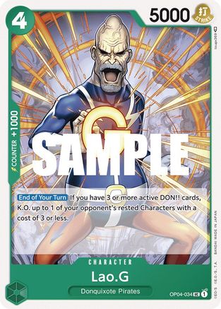 Lao.G - Kingdoms of Intrigue - UC - OP04-034