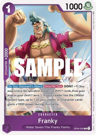 Franky - Kingdoms of Intrigue - R - OP04-063