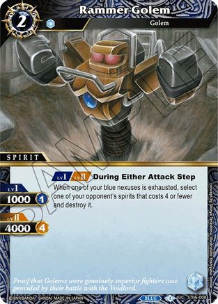 Rammer Golem - Starter Deck 06: Bodies of Steel - Uncommon - ST06-008