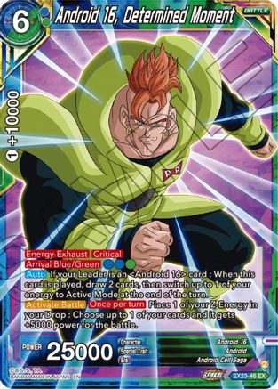 Android 16, Determined Moment - Expansion Deck Box Set 23: Premium Anniversary Box 2023 - Expansion Rare - EX23-46