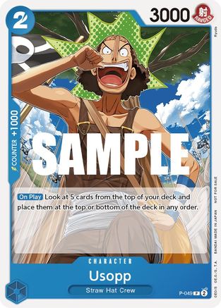 Usopp (Sealed Battle Kit Vol. 1) - One Piece Promotion Cards - PR - P-049
