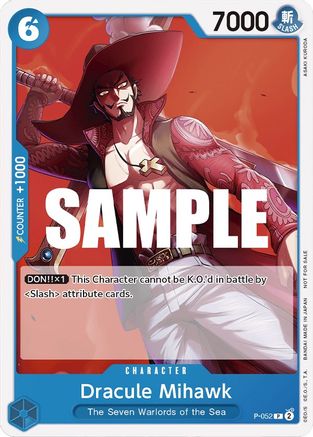 Dracule Mihawk (Sealed Battle Kit Vol. 1) - One Piece Promotion Cards - PR - P-052
