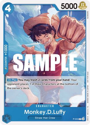 Monkey.D.Luffy (055) (Sealed Battle Kit Vol. 1) - One Piece Promotion Cards - PR - P-055