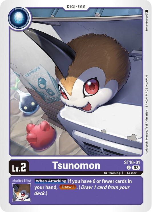 Tsunomon - Starter Deck 16: Wolf of Friendship - Uncommon - ST16-01 U