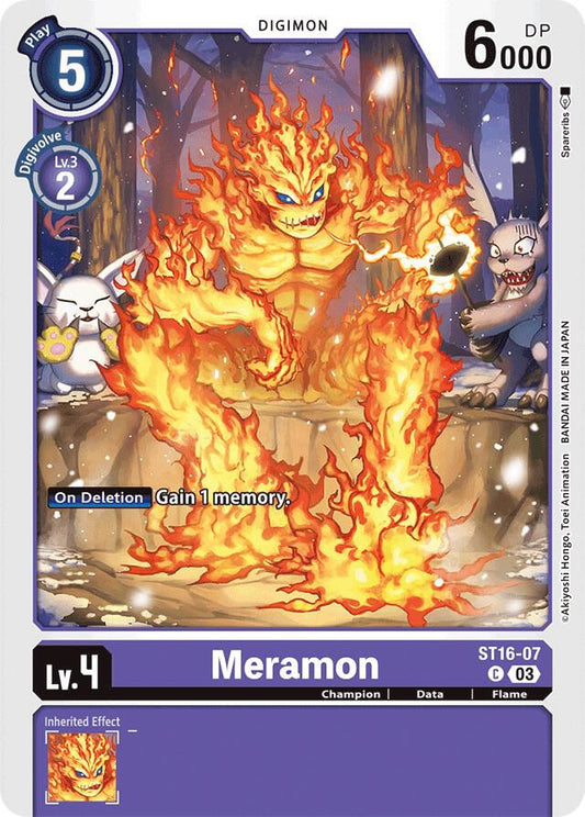 Meramon - Starter Deck 16: Wolf of Friendship - Common - ST16-07 C