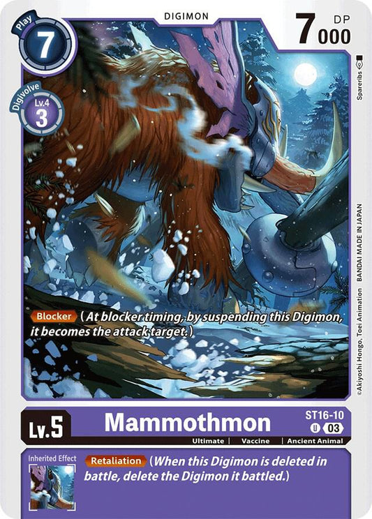 Mammothmon - Starter Deck 16: Wolf of Friendship - Uncommon - ST16-10 U