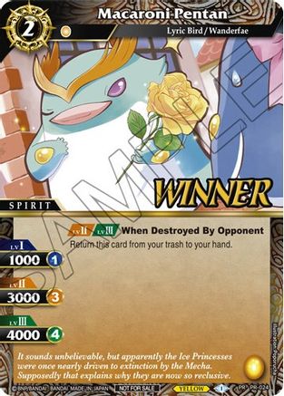 Macaroni Pentan (Tournament Pack Vol. 3 -Winner-) - Launch & Event Promos - Promo - PR-024