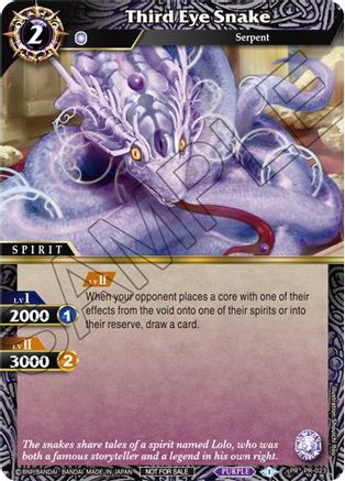 Third Eye Snake (Tournament Pack Vol. 3) - Launch & Event Promos - Promo - PR-023