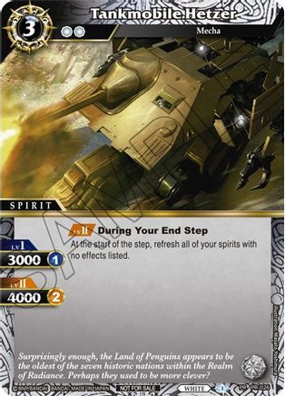 Tankmobile Hetzer (Tournament Pack Vol. 3) - Launch & Event Promos - Promo - PR-026