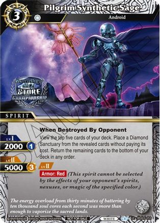 Pilgrim Synthetic Sage (Championship Pack 2023 Vol. 3) - Launch & Event Promos - Uncommon - BSS03-055