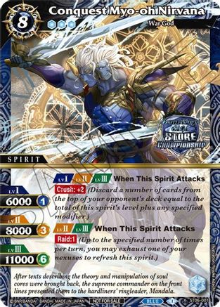 Conquest Myo-oh Nirvana (Champion Card Set Vol. 3) - Launch & Event Promos - X Rare - ST06-001
