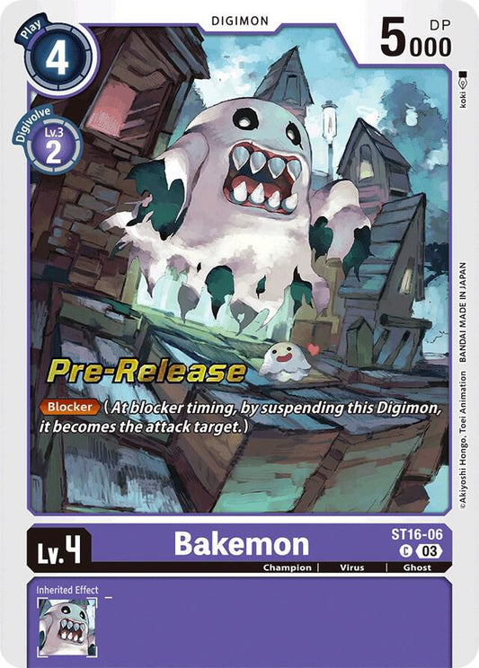 Bakemon - Starter Deck 16: Wolf of Friendship Pre-Release Cards - Common - ST16-06 C