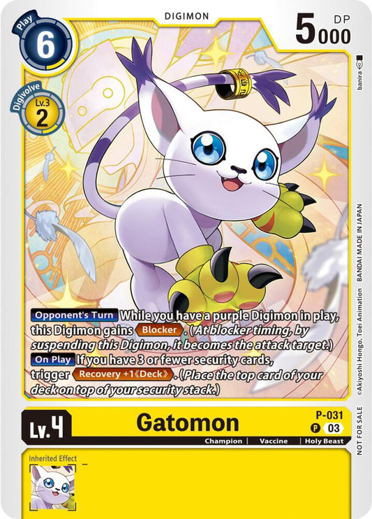 Gatomon - P-031 - Digimon Promotion Cards - Promo - P-031 P