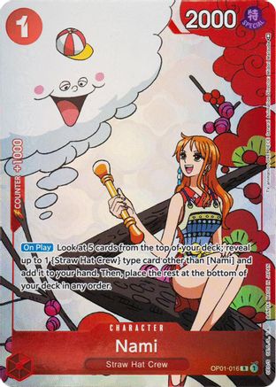 Nami (Gift Collection 2023) - One Piece Promotion Cards - R - OP01-016