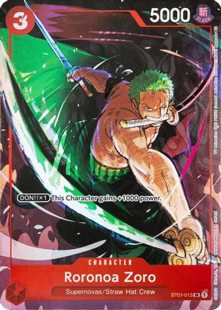 Roronoa Zoro (Gift Collection 2023) - One Piece Promotion Cards - SR - ST01-013