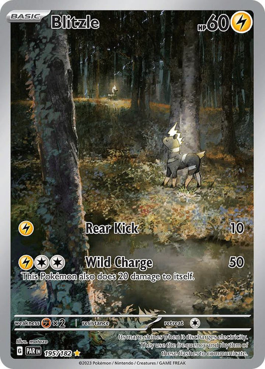 Blitzle - 195/182 - SV04: Paradox Rift - Illustration Rare - 195/182