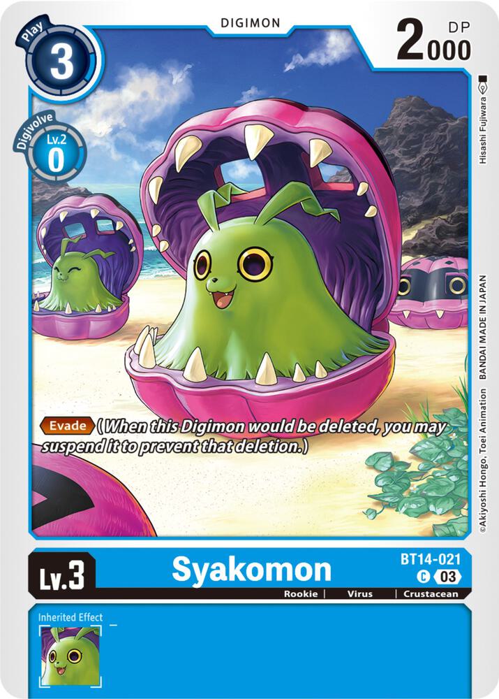 Syakomon - Blast Ace - Common - BT14-021 C
