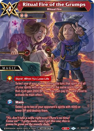 Ritual Fire of the Grumps - Battle Spirits Saga Promo Cards - Promo - BSS03-120