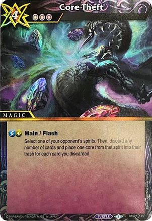Core Theft (Box Topper) - Battle Spirits Saga Promo Cards - Common - BSS01-125
