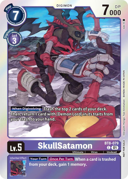 SkullSatamon (Blast Ace Double Pack Set) - New Awakening - Common - BT8-079 C