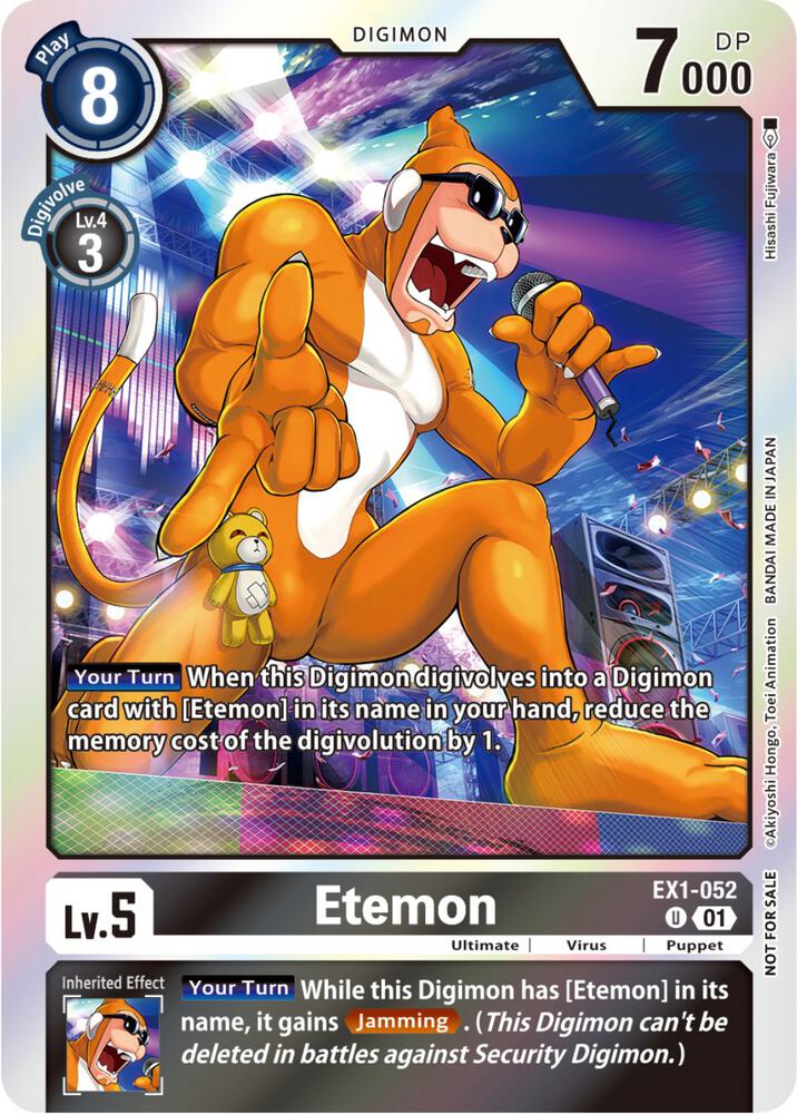 Etemon (Blast Ace Double Pack Set) - Classic Collection - Uncommon - EX1-052 U