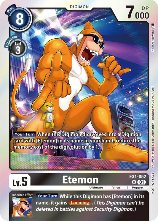 Etemon (Blast Ace Double Pack Set) - Classic Collection - Uncommon - EX1-052 U