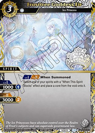 Frosttree Goddess Eir (Finalist Card Set Vol. 3) - Launch & Event Promos - Common - ST03-011