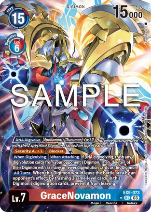 GraceNovamon (Alternate Art) - Animal Colosseum - Secret Rare - EX5-073 SEC