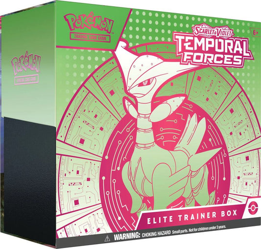 Pokémon Temporal Forces Elite Trainer Box [Iron Leaves] Español