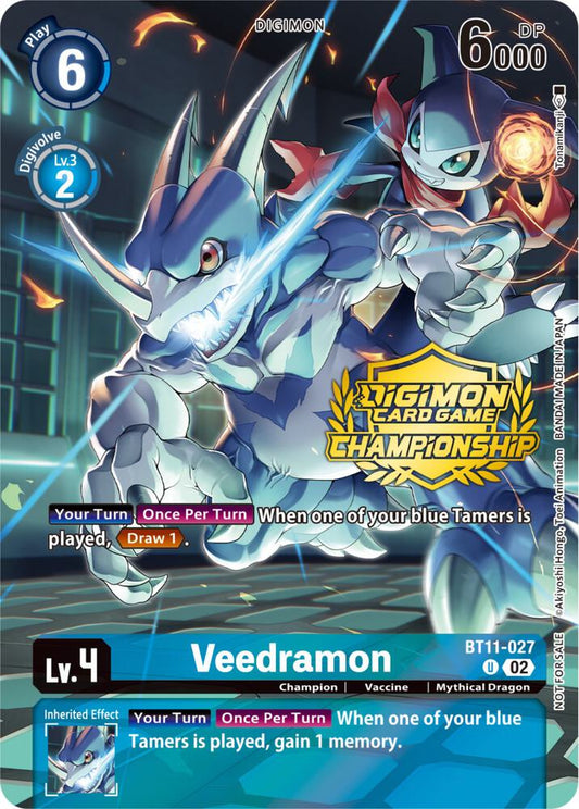 Veedramon (Championship 2023 Tamers Pack) - Dimensional Phase - Promo - BT11-027 U