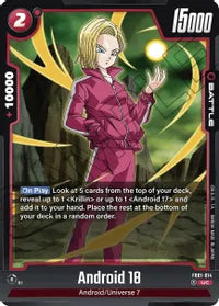 Android 18 - FB01-014 - Awakened Pulse - Uncommon - FB01-014