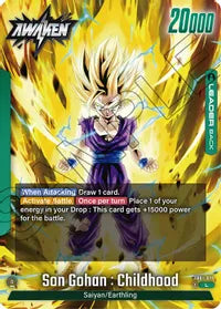 Son Gohan : Childhood - FB01-071 - Awakened Pulse - Leader - FB01-071